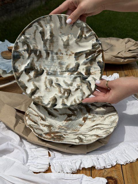 Тарілка Глибока Скеля 25 см Milk Stone Уцінка‼️ 5593296554202 фото