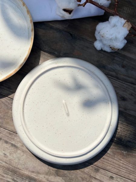 Тарелка Круглая с бортиком 25 см Cream Коричневый Лофт 621321199661 фото