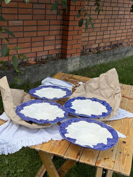 Тарелка для Пасты Скала Капучино Кобальт Уценка‼️ 550918541562 фото
