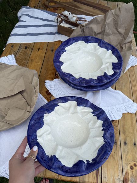 Тарелка для Пасты Скала Капучино Кобальт Уценка‼️ 550918541562 фото