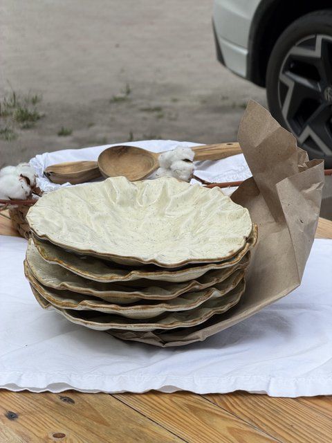Тарілка Глибока Скеля 25 см Карамель Уцінка‼️ 55932655575202 фото