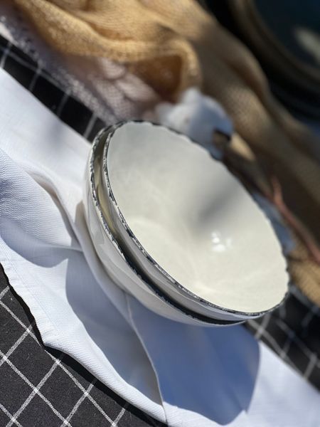 Тарілка Обідня 550 мл Чорний лофт 233770296771 фото