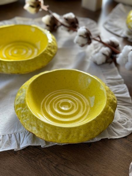 Тарелка для подачи Коралл 450 мл Freedom Yellow 327308475302 фото