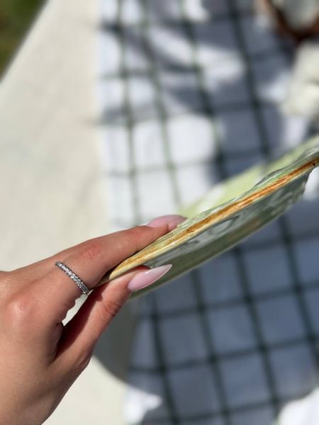 Тарелка Столовая Коралл 26 см Фисташка Коричневый Лофт Эксклюзив 357275930222 фото