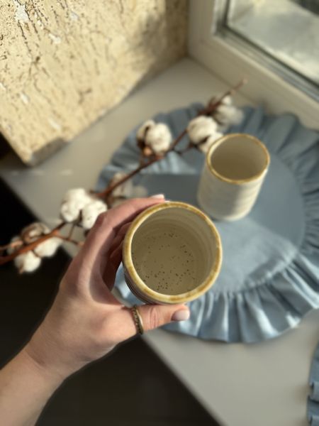 Стакан Матча 320 мл Cream Коричневий Лофт 862454540522 фото