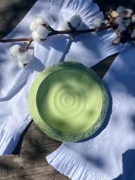 Тарілка для подачі Корал 450 мл Фісташка Коричневий Лофт 468403987782 фото