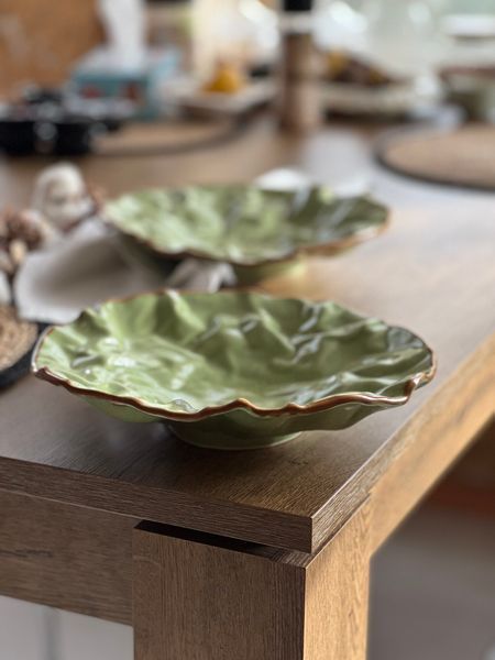 Тарілка Глибока Скеля 25 см Фісташка Коричневий Лофт 789947904231 фото