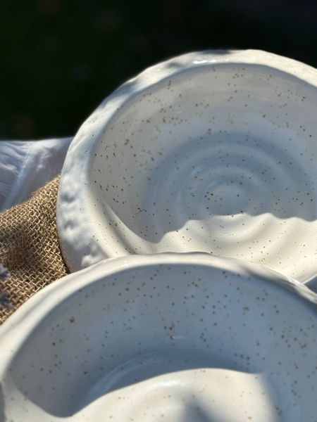 Тарілка для подачі Корал 750 мл Cream Коричневий Лофт 406933815392 фото