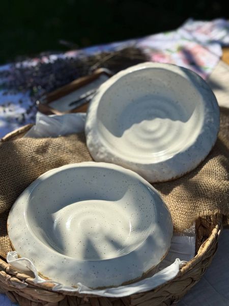 Тарілка для подачі Корал 750 мл Cream Коричневий Лофт 406933815392 фото