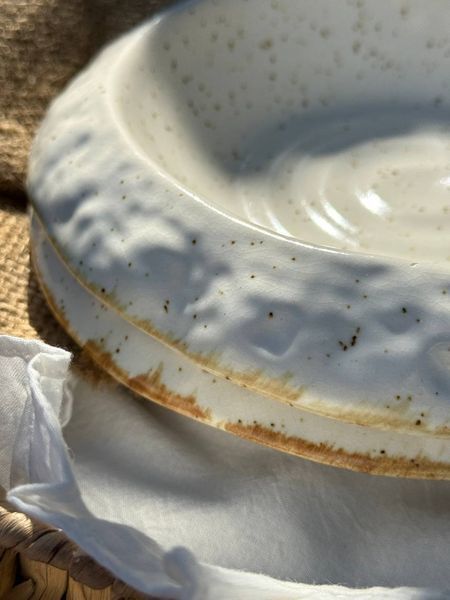Тарілка для подачі Корал 750 мл Cream Коричневий Лофт 406933815392 фото