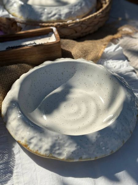 Тарелка для подачи Коралл 450 мл Cream Коричневый Лофт 271372282342 фото