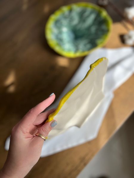 Тарілка Глибока Скеля 25 см Yellow Ocean 293122273351 фото