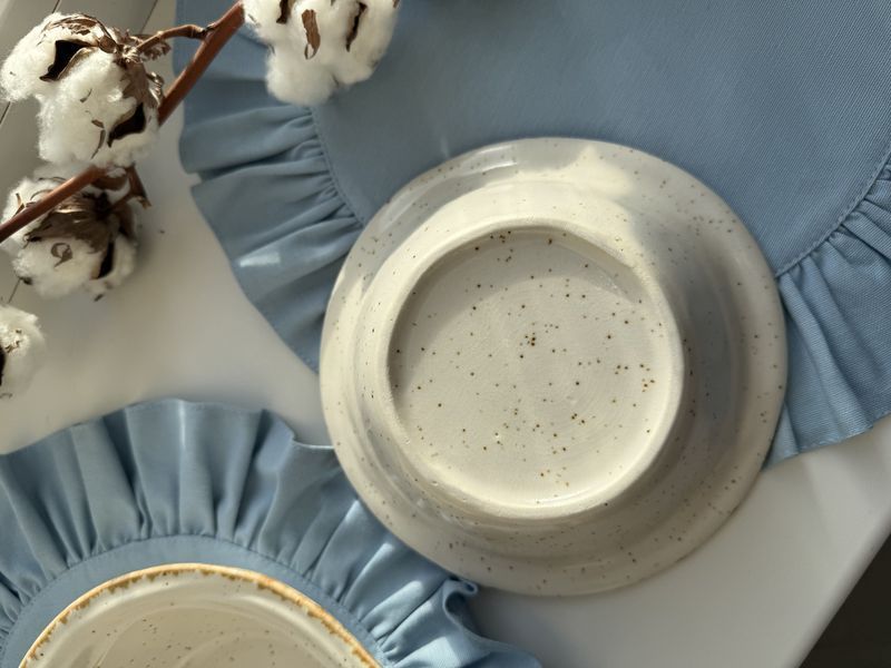 Тарілка Супова 500 мл Cream Коричневий Лофт 170202256452 фото