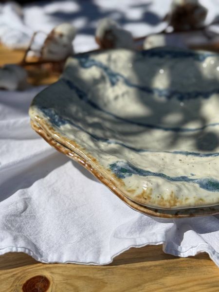 Тарелка для подачи LAVA Cream Коричневый Лофт Эксклюзив 834770044822 фото