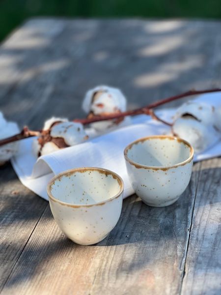 Чашка Espresso 80 мл Cream Коричневий Лофт 611084195101 фото
