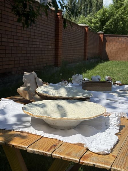 Тарілка для Пасти Cream Коричневий Лофт 264796553442 фото